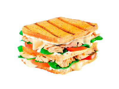 Sándwich Club Pollo César