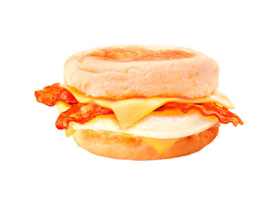 English Muffin Bacon y Queso