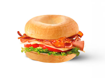 Bagel Pollo y Bacon