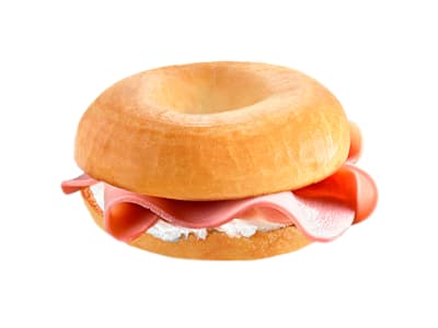 Bagel Jamón y Queso