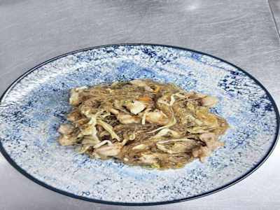 103. Fideos Chinos Salteado con Gambas