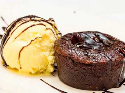 Coulant Dechocolate con Veneciana de Vainilla