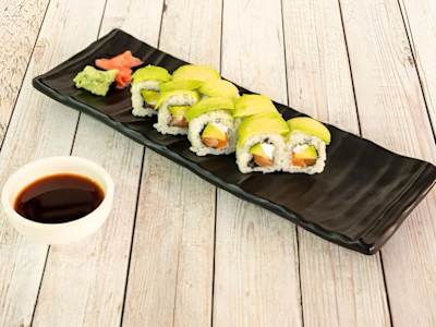 Uramaki rainbow (8 piezas)