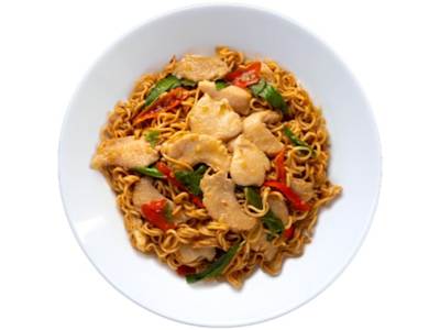Tallarines con Pollo
