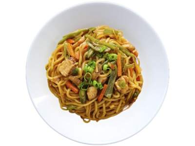 Tallarines con Tres Delicias