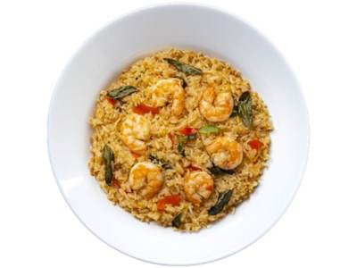Arroz Frito con Gambas