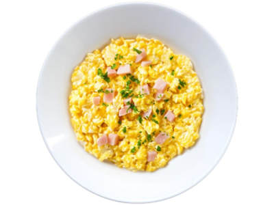 Huevos Revueltos con Jamón