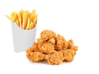 Pollo Frito con Patatas