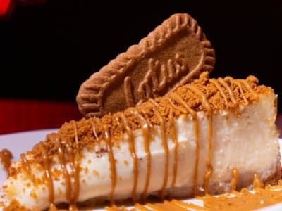 Tarta de Queso con crema de Lotus