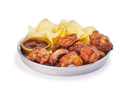 Alitas de pollo sabor BBQ  (10U)