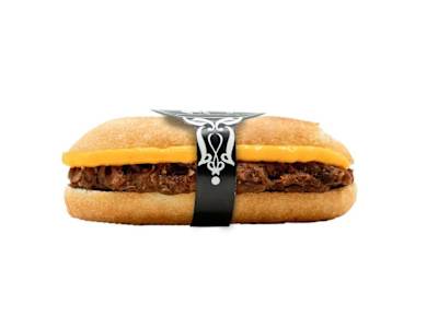 21. Pulled pork y salsa cheddar