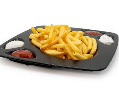 Patatas fritas 4 salsas