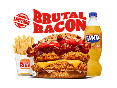 Menú Brutal Bacon Doble Crispy Chicken® (2 pollos)