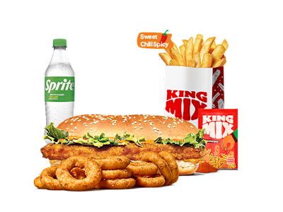 Menú Long Spicy + Complemento + King MiX Sweet Chilli