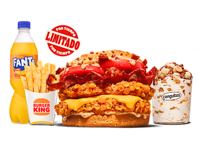 Menú Completo Brutal Bacon Doble Crispy Chicken®