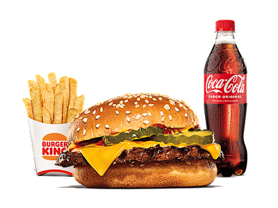 King Ahorro Menú Cheeseburger