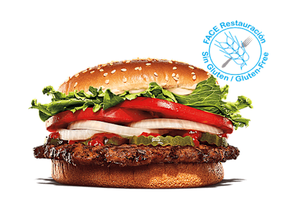Whopper® sin Gluten