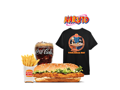 Menú Long Chicken + Camiseta Naruto