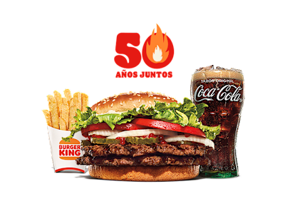 Menú Doble Whopper® Grande