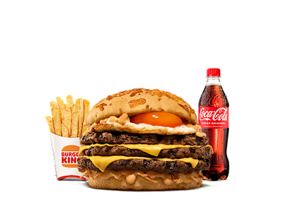 Menú Stacker Huevo Triple Carne
