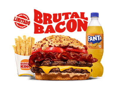 Menú Brutal Bacon (2 Carnes)