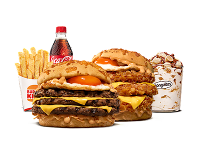 Menú Completo Stacker Huevo Triple Grande