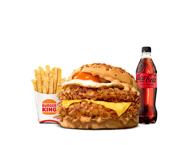 Menú Stacker Huevo Doble Pollo
