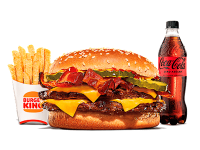 Menú Doble Cheese Bacon XXL®