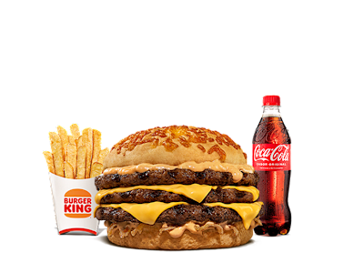 Menú Stacker Original Triple Carne