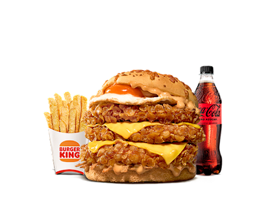 Menú Stacker Huevo Triple Pollo
