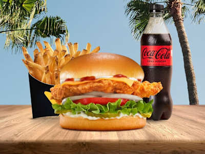 Menú Famous Crispy Chicken Burger