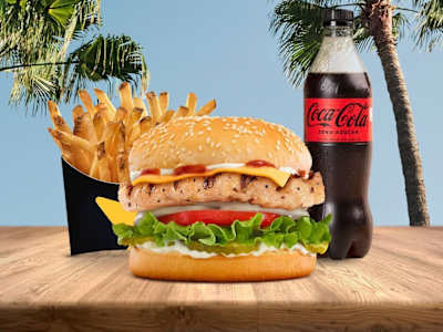Menú Famous Grilled  Chicken Burger