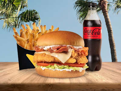 Menú Bacon Extreme Crispy Chicken Burger