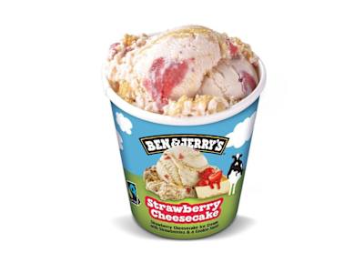 Ben & Jerry Strawberry Cheesecake