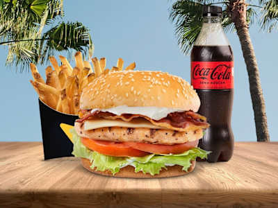 Menú Bacon Extreme Grilled Chicken Burger