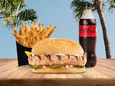 Menú Chicken Grilled Sándwich