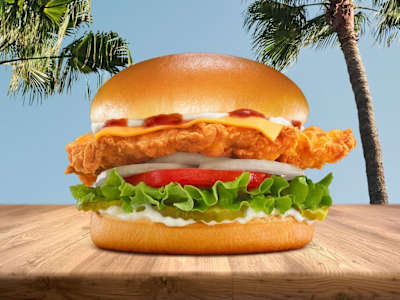 Famous Crispy Chicken Burger