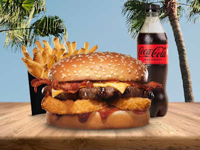 Menú Western Bacon Burger