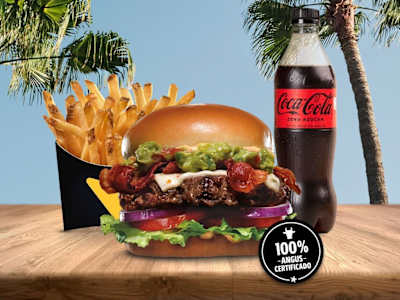 Menú Guacamole Bacon Gran Angus Burger