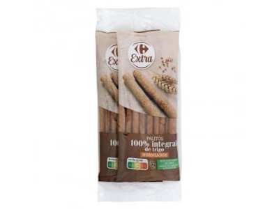 Palitos 100% integrales Carrefour 160 g.