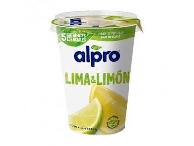 Preparado de soja y lima-limón Alpro sin gluten y sin lactosa 400 g.