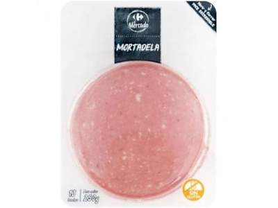 Mortadela en lonchas Carrefour El Mercado sin gluten 250 g