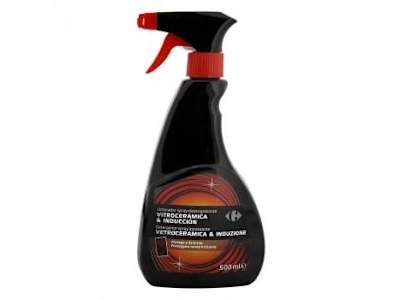 Limpiador desengrasante vitrocerámica y inducción Carrefour 500 ml.