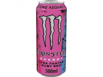 Monster Energy Ultra Fantasy Ruby Red Bebida Energética sin azúcar 500 ml.