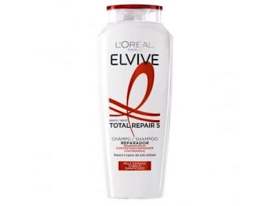 Champú reparador para el pelo dañado Total Repair 5 Elvive L'Oréal Paris 400 ml.