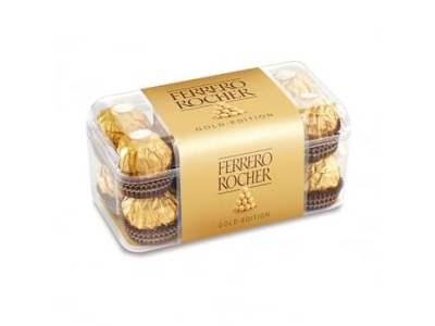 Bombones de chocolate y avellana Ferrero Rocher estuche 16 ud.