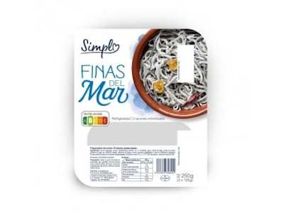 Finas del mar natural Carrefour Simpl 250 g