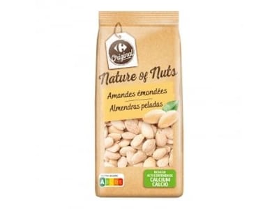 Almendras crudas sin piel Original Carrefour 200 g.