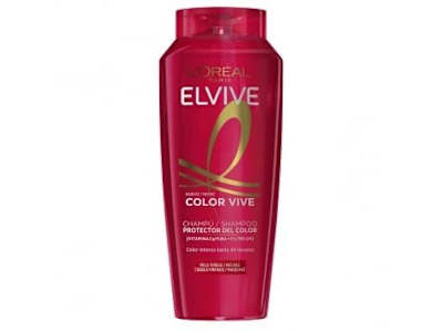 Champú protector para el pelo teñido y mechas Color Vive Elvive L'Oréal Paris 400 ml.