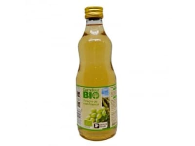 Vinagre de vino blanco ecológico Carrefour Bio 500 ml.